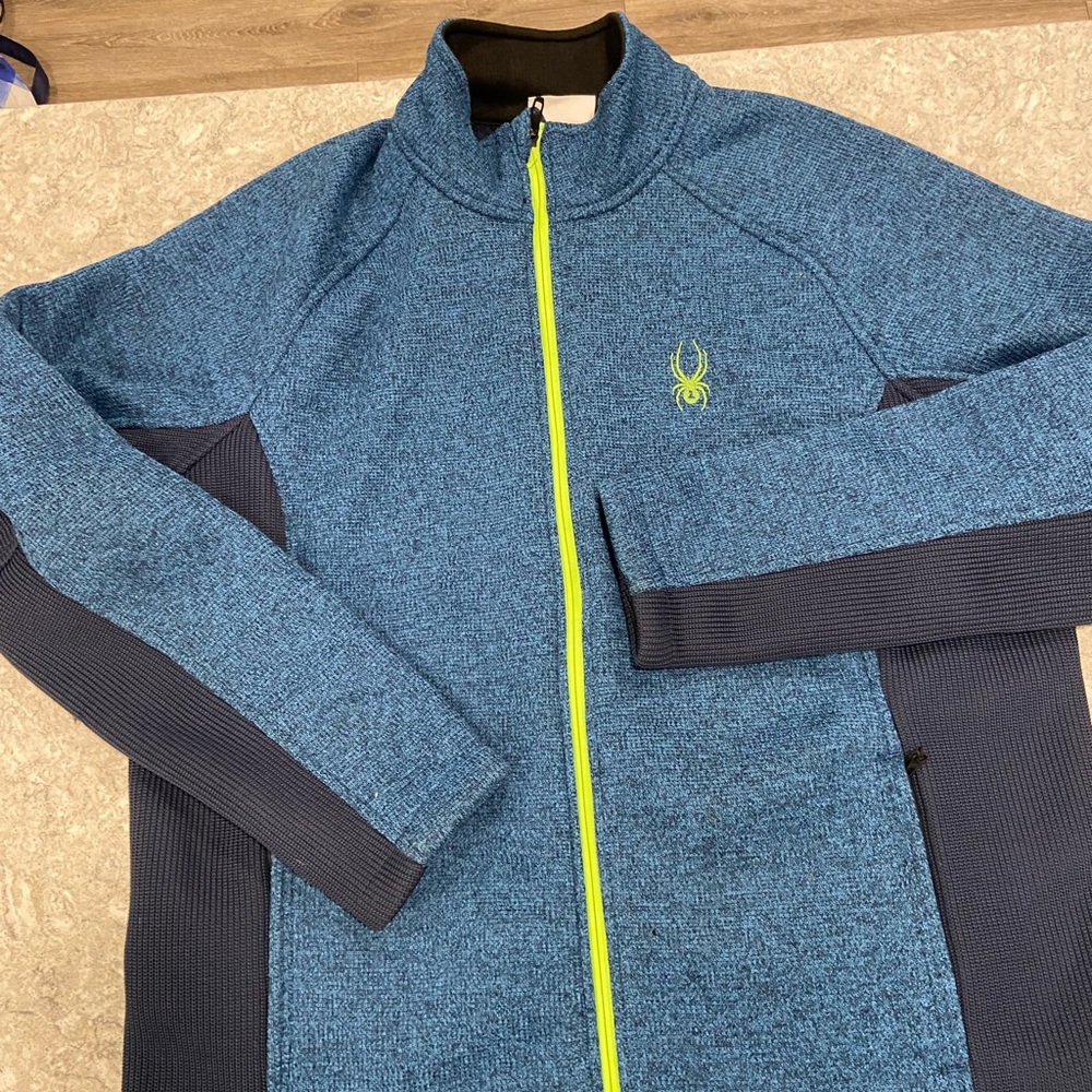 Spyder Foremost Stryke Blue and Black Jacket-XL